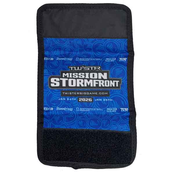 Blue Twister Velcro Goggle Band
